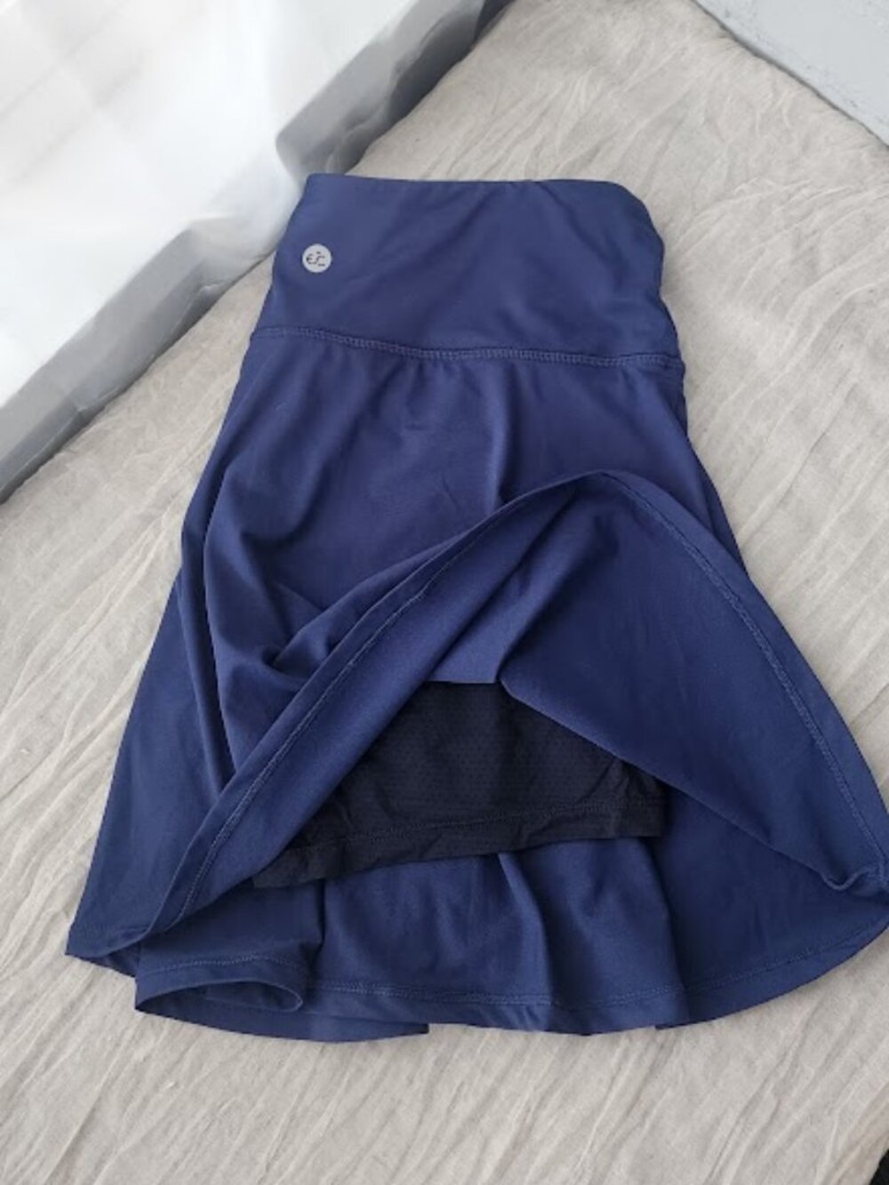 Ewedoos Navy Tennis Skort Women's Medium Athletic Golf Running Skirt